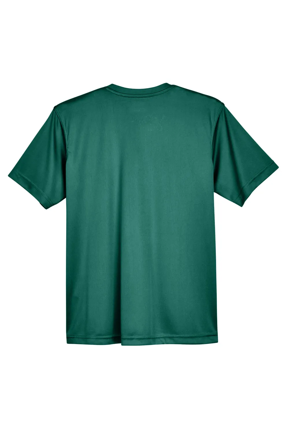 UltraClub Youth Cool & Dry Performance Moisture Wicking Short Sleeve Crewneck T-Shirt - Forest Green