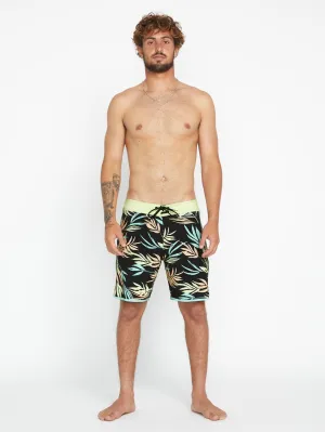Volcom Bleeding Leaf Mod-Tech Trunks Black Volcom