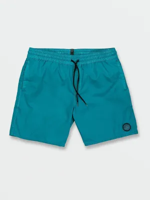 Volcom Center Elastic Waist Men's Swim Trunks Electric Blue Volcom