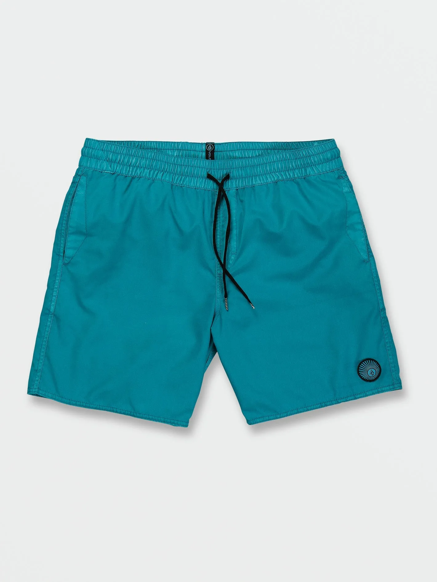 Volcom Center Elastic Waist Men's Swim Trunks Electric Blue Volcom