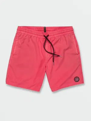 Volcom Center Elastic Waist Men's Swim Trunks Sockeye Volcom