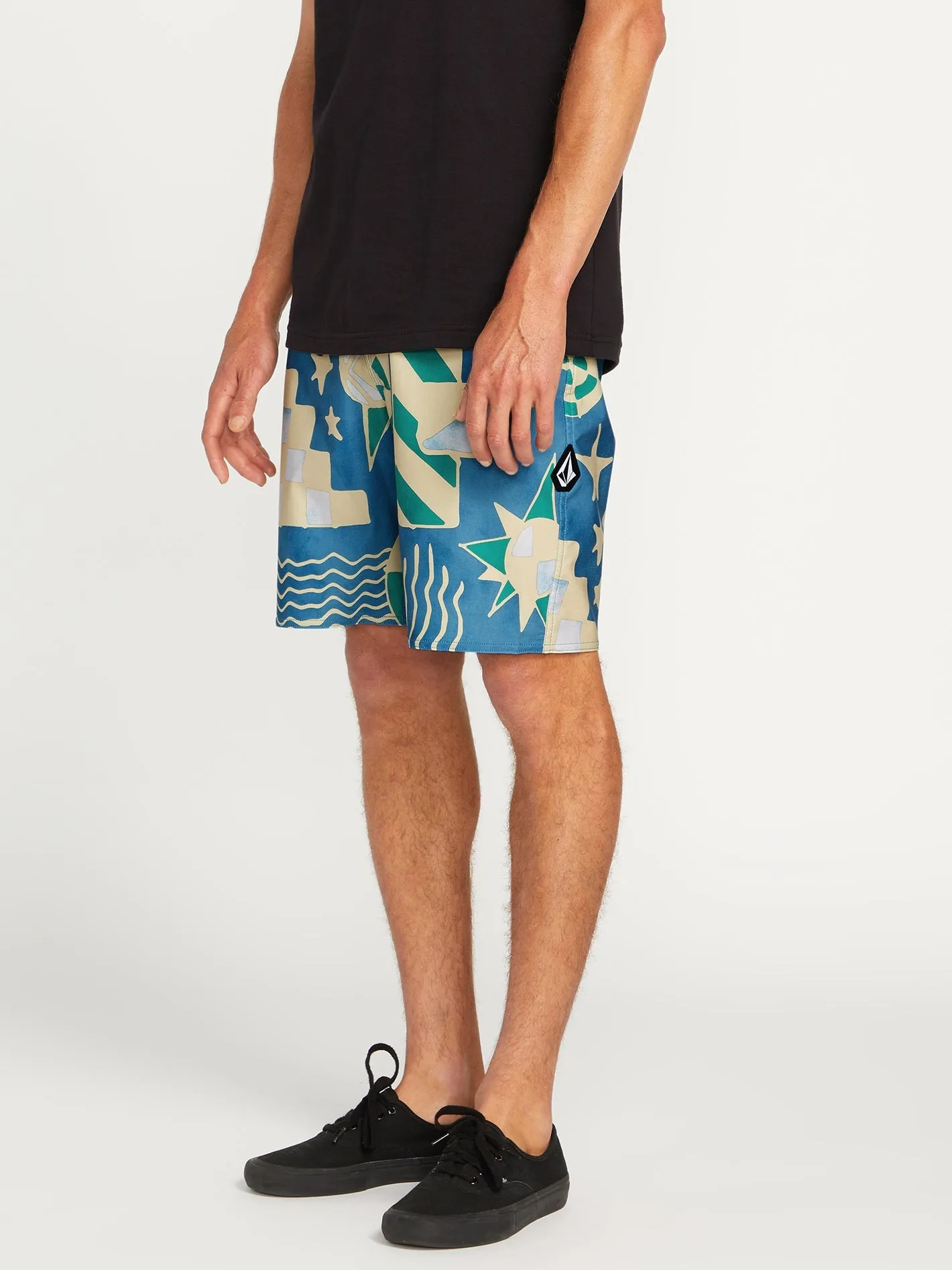 Volcom Geo Stoney Trunks Aged Indigo Volcom