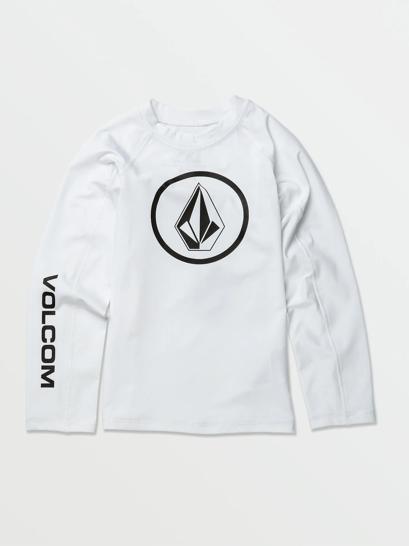 Volcom Lido Solid Long Sleeve Shirt (Age 2-7) White Volcom