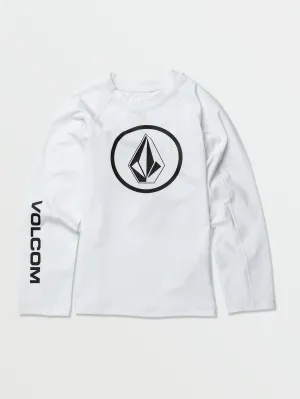 Volcom Lido Solid Long Sleeve Shirt (Age 2-7) White Volcom