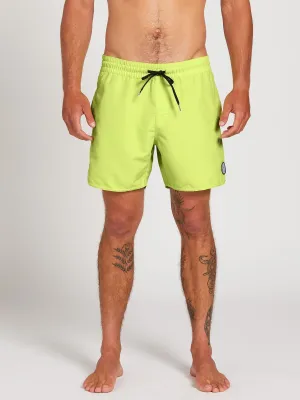 Volcom Lip Solid Mens Trunk 16" - Highlighter Green / Hydro Blue