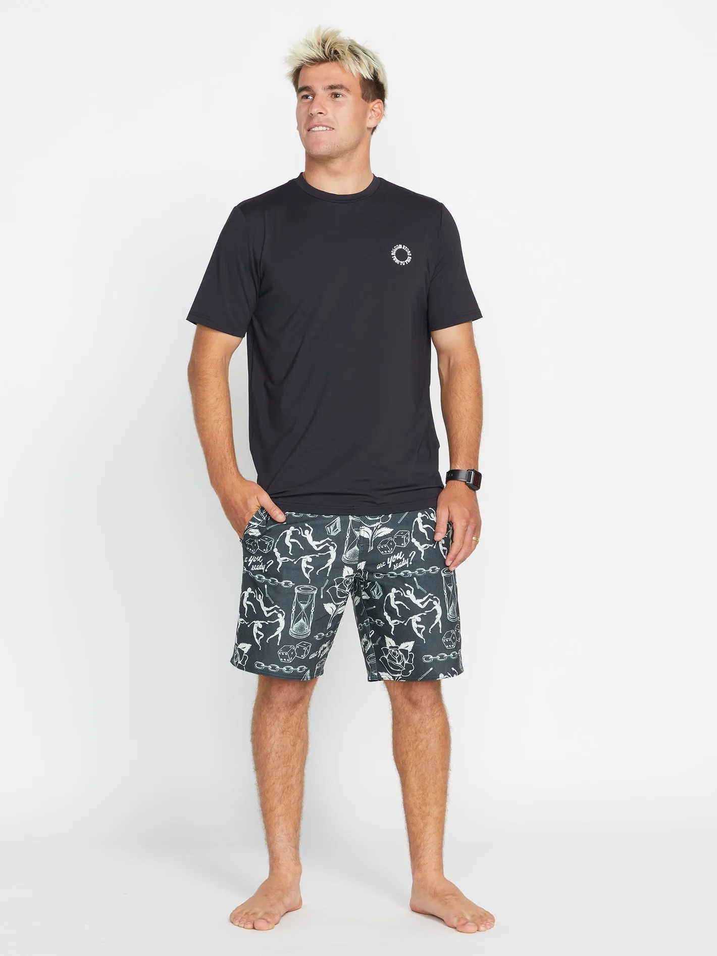 Volcom Medley Stoney Trunks Stealth Volcom