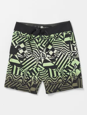 Volcom Ringer Mod-Tech BoardBoys Shorts (Age 8-14) Seaweed Green Volcom