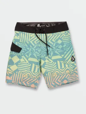 Volcom Ringer Mod-Tech Trunks Shadow Lime Volcom