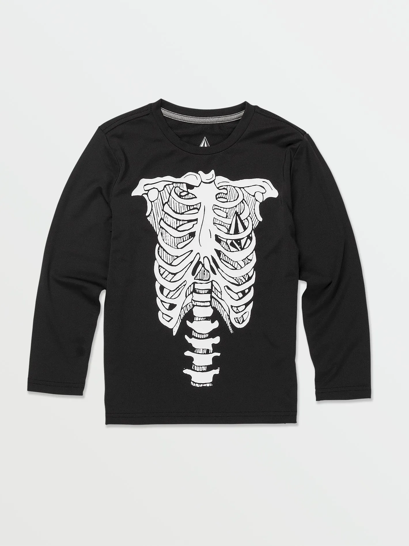 Volcom Skeleton Long Sleeve Tee (Age 2-7) Black Volcom
