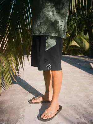 Volcom Surf Vitals Balaram Stack Mod Trunks Black Volcom