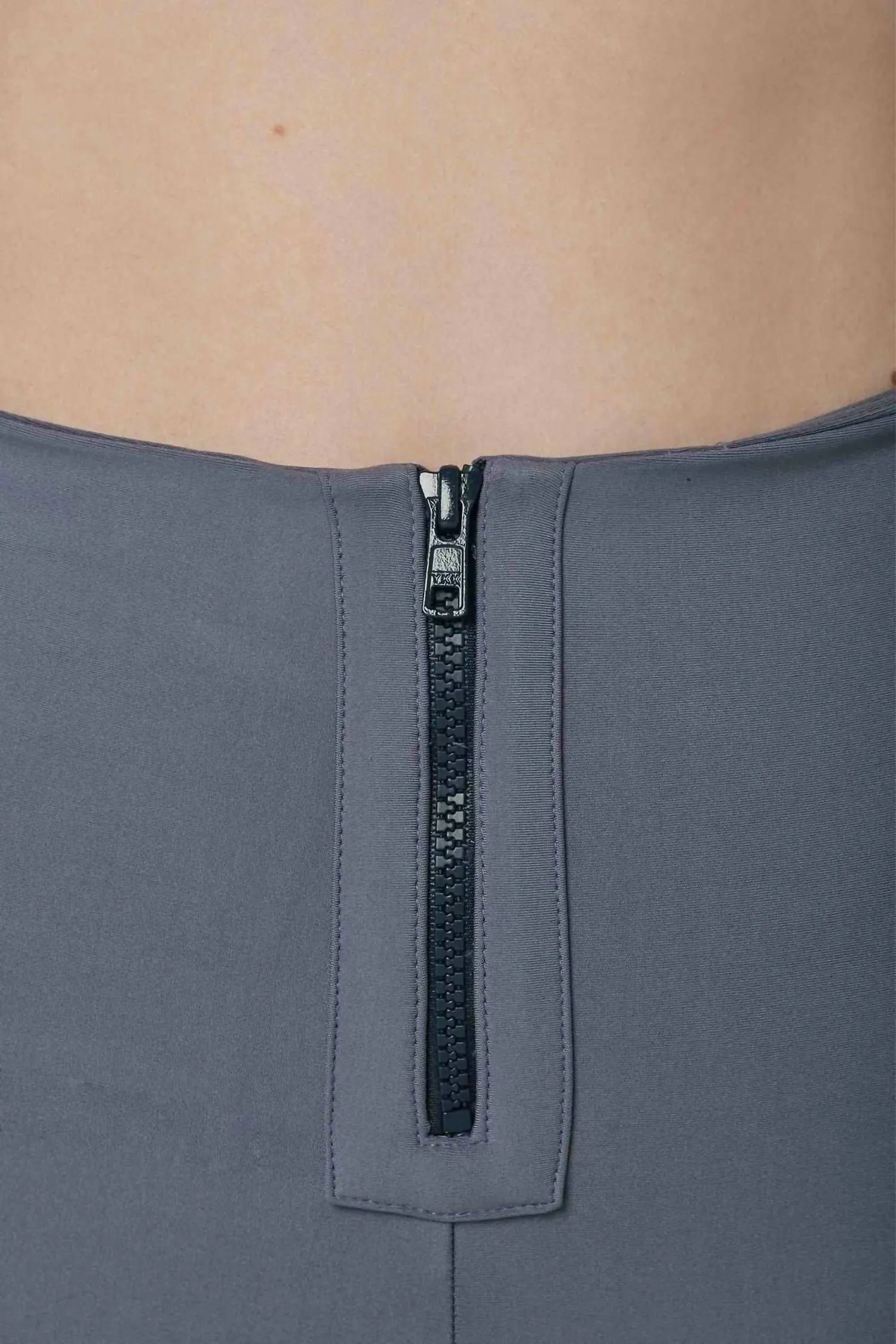 Women's Case Closed Zippered Leggings In Blu-S Steel Blue