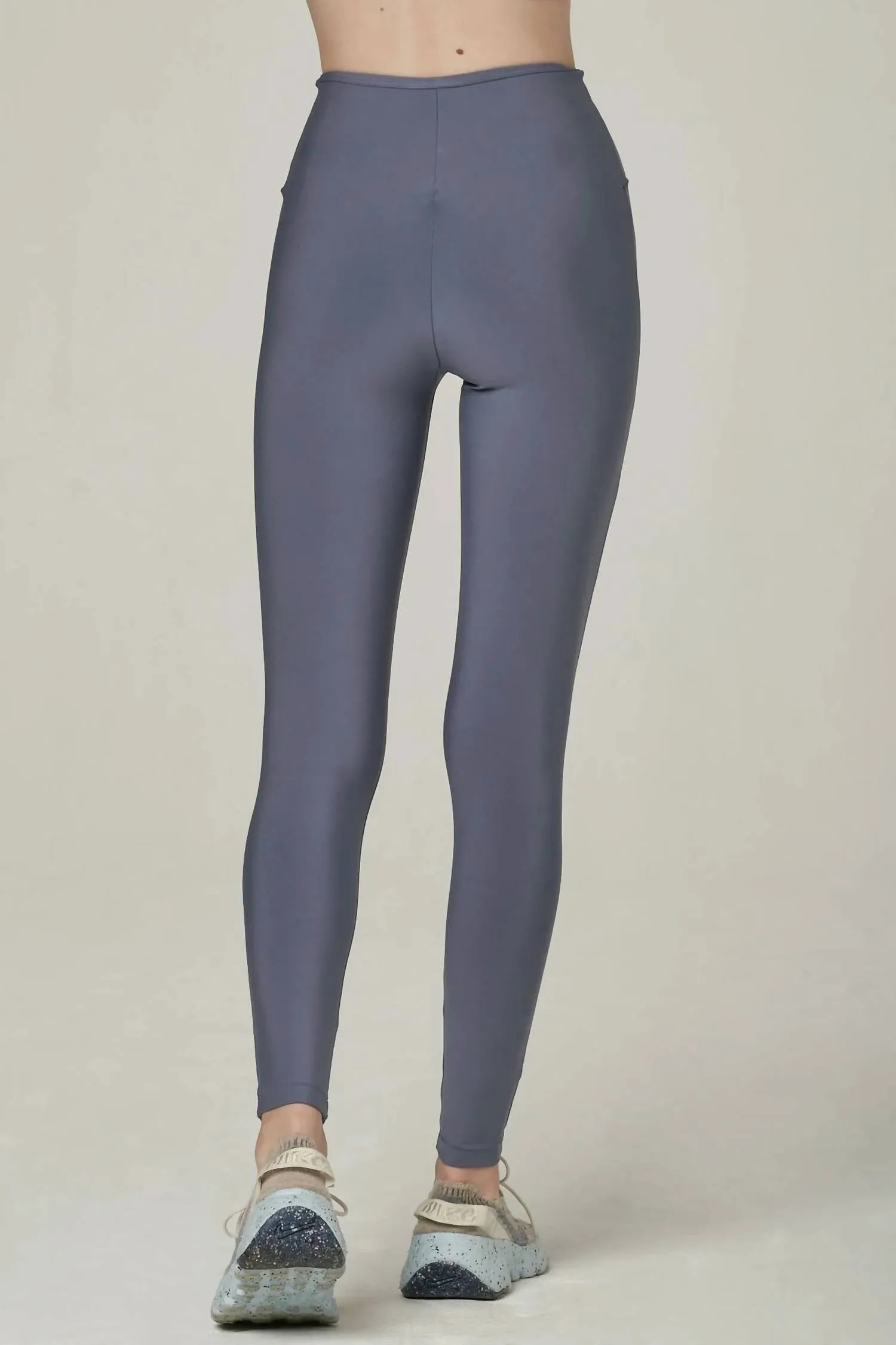Women's Case Closed Zippered Leggings In Blu-S Steel Blue