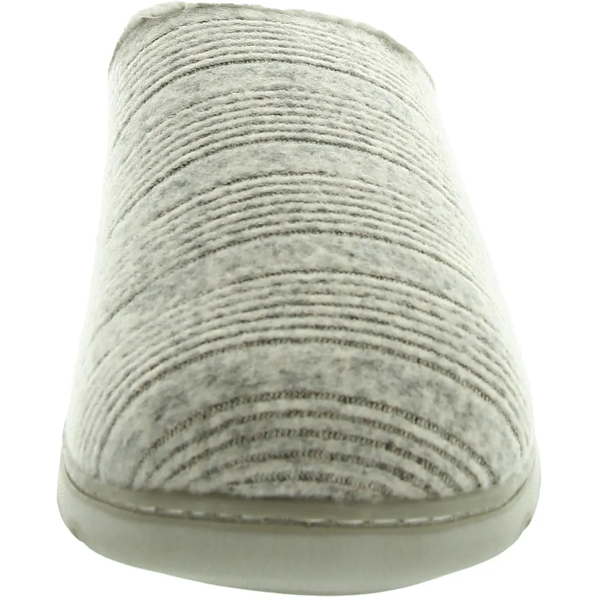 Womens Faux Fur Lined Faux Fur Slide Slippers