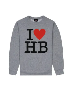 Women's I Heart HB Crewneck Sweatshirt