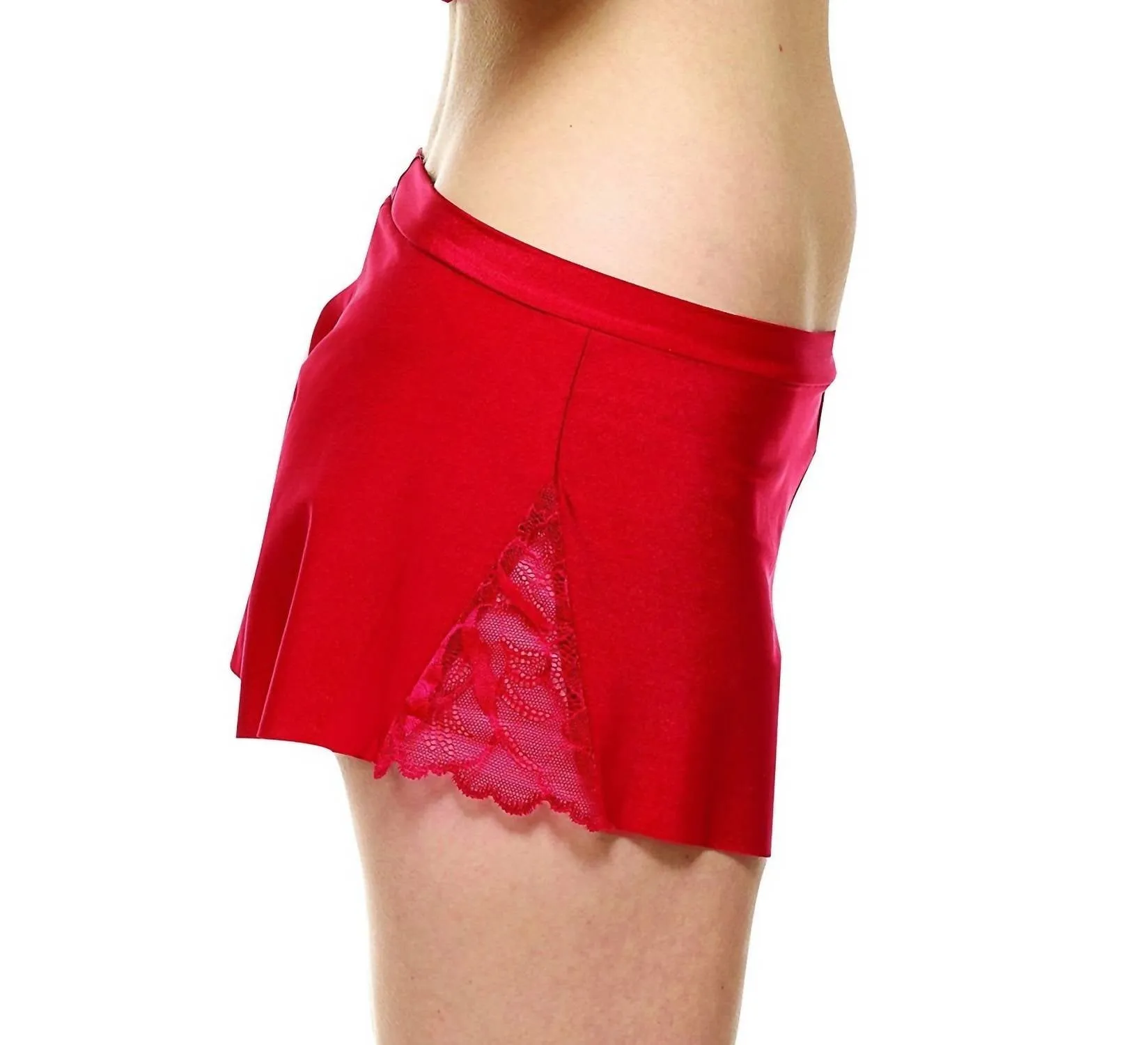 Women's Love   Lust Tap Short In Ruby Red