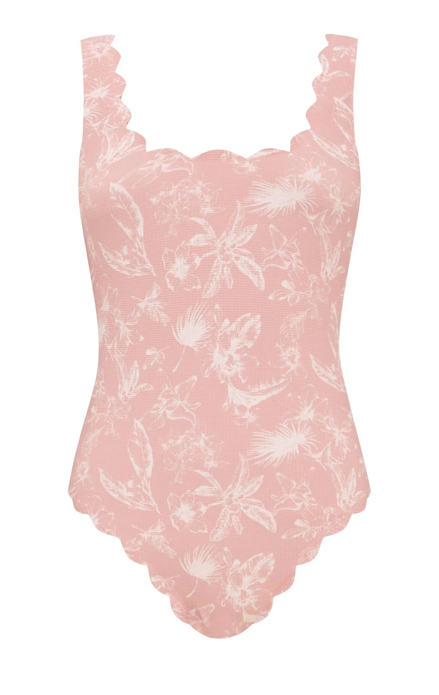 Women's Maillot One-Piece Swimsuit In Calm Floral Print/calm