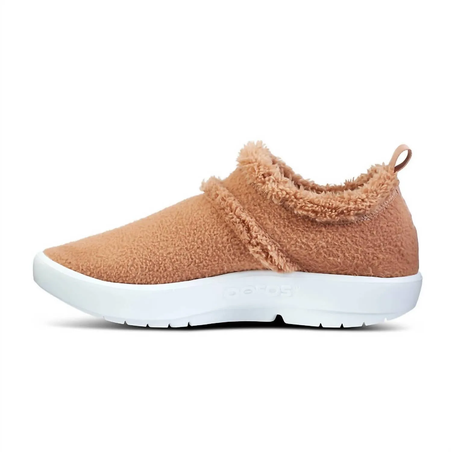Women's Oocoozie Low Shoes In White/chestnut