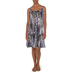 Womens Ruffled Polyester Cover-Up
