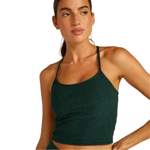 Women's Spacedye Slim Racerback Cropped Tank