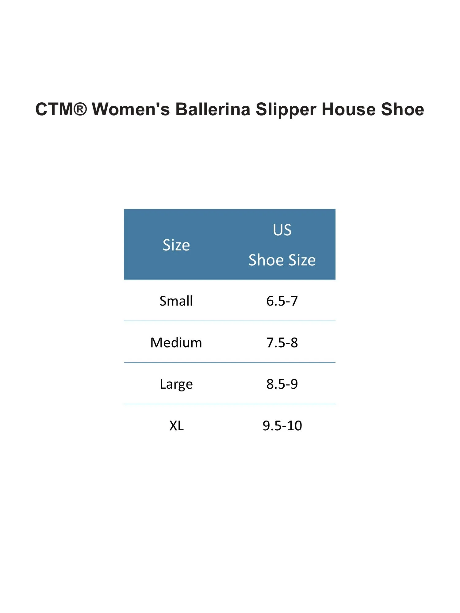 Women's Terry Ballerina Slipper House Shoe