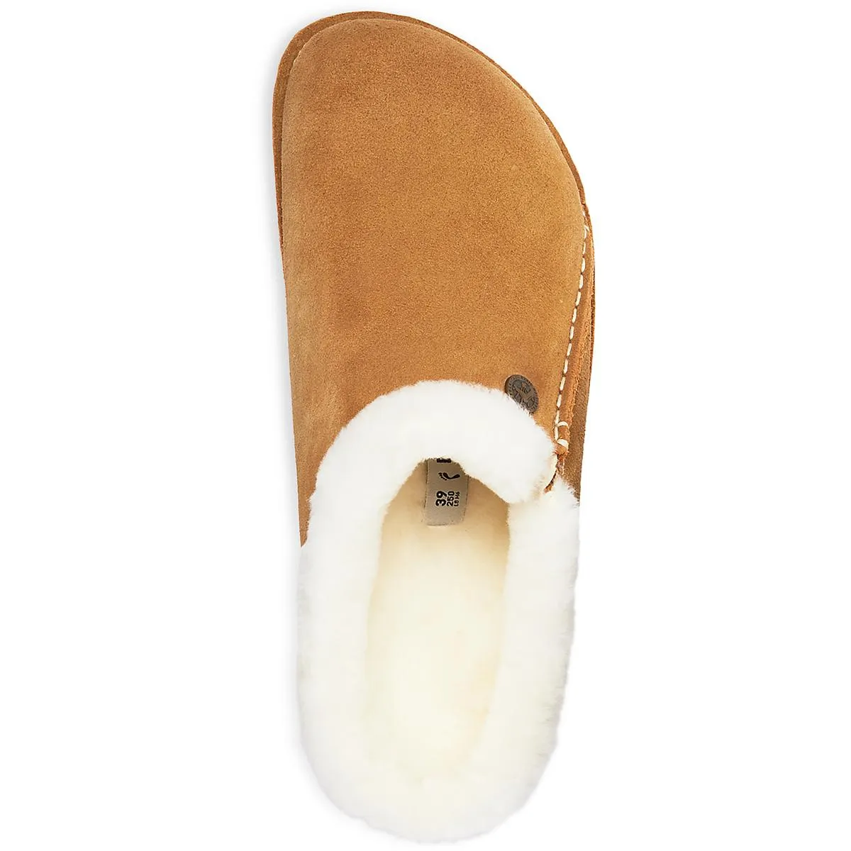 Zermatt Womens Faux Fur Leather Slide Slippers